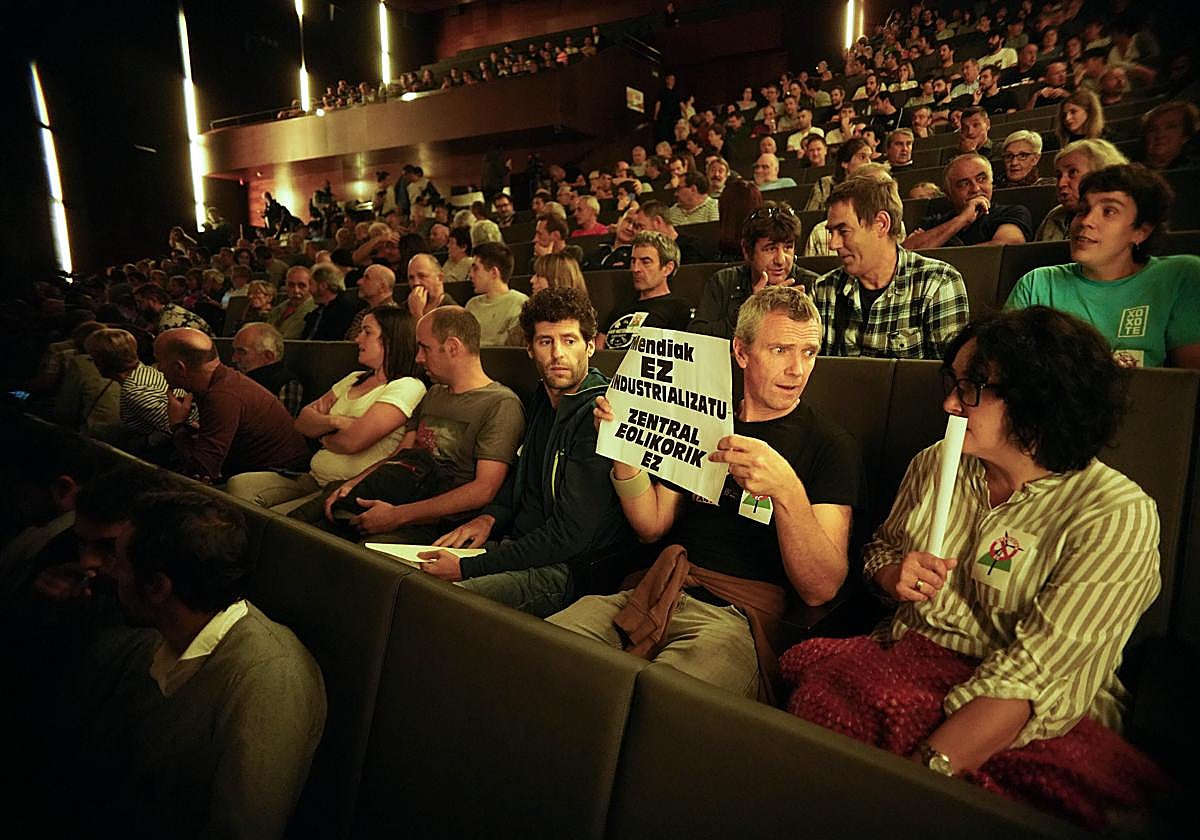 Imagen de la asamblea celebrada en Azpeitia en octubre de 2022.