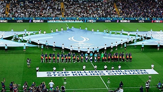 La UEFA se posiciona contra Israel por las muertes en Gaza pero evita nombrarlo