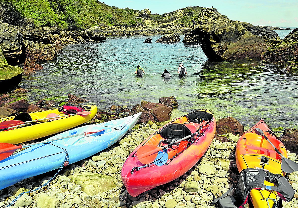 'Casse-croûte' en la cala de los Frailes