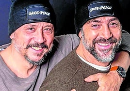 Carlos y Javier Bardem viajaron a la Antártida con Greenpeace.