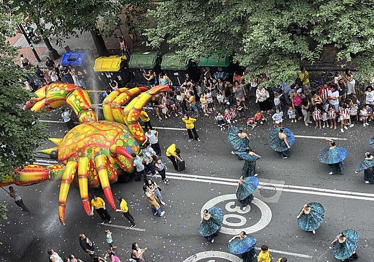 Timelapse del Desfile de la Ballena