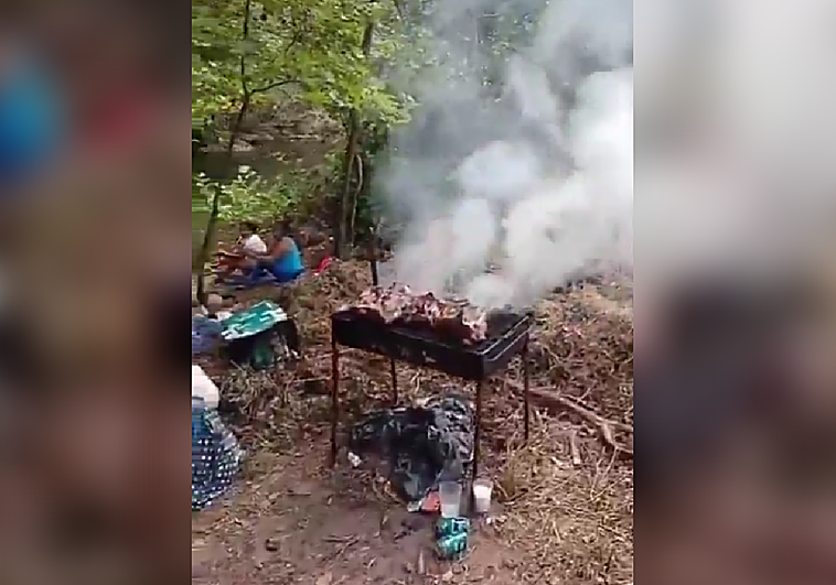 Sorprenden a varios domingueros de barbacoa en Navarra en plena alerta máxima por incendios