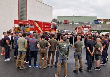 Bizkaia envía 45 efectivos y recursos técnicos a Castilla y León para colaborar en la extinción de los incendios forestales