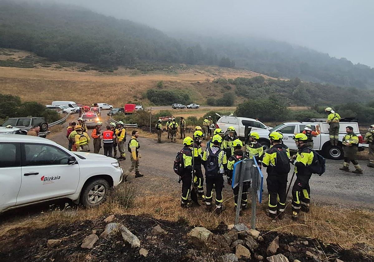 La ayuda de los bomberos vizcaínos ya se deja notar en León