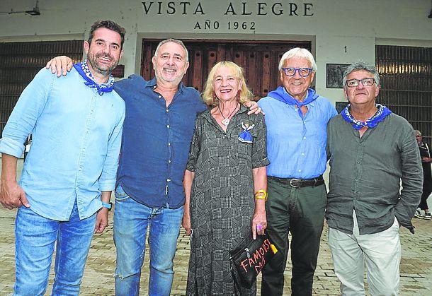 Antidio Fagúndez, Melchor Gil, Maite Lozano, Vicente Reyes y Jon Bilbao.