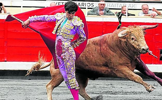 Sergio Sánchez se mostró temerario en algunos de sus lances.