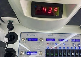 A 43 grados y con manga larga en las ambulancias en Álava