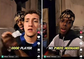 Un influencer culé incomoda a Nico Williams en plena Aste Nagusia: «Vente al Barcelona»