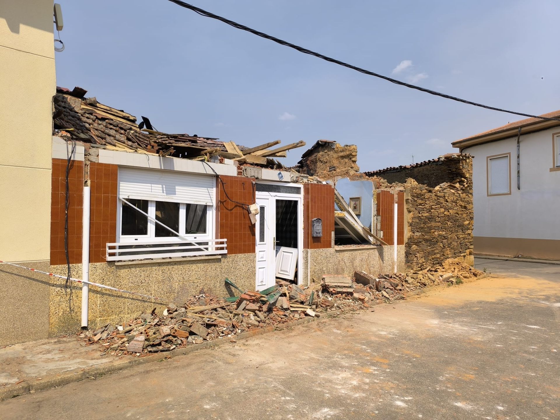 Así ha quedado Quintana y Congosto, un pueblo de León, tras los incendios