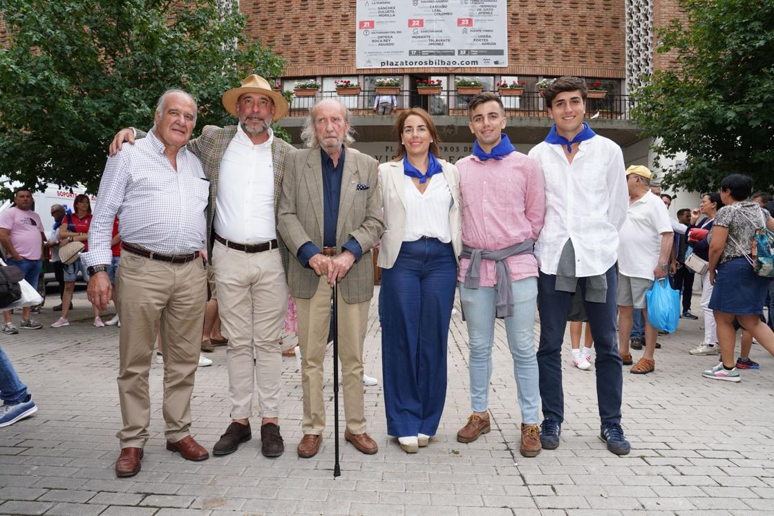 Ramiro Sánchez, Suso Betete, Tino Monje, Libertad Rodríguez, Daniel Odriozola y Manuel Filpo