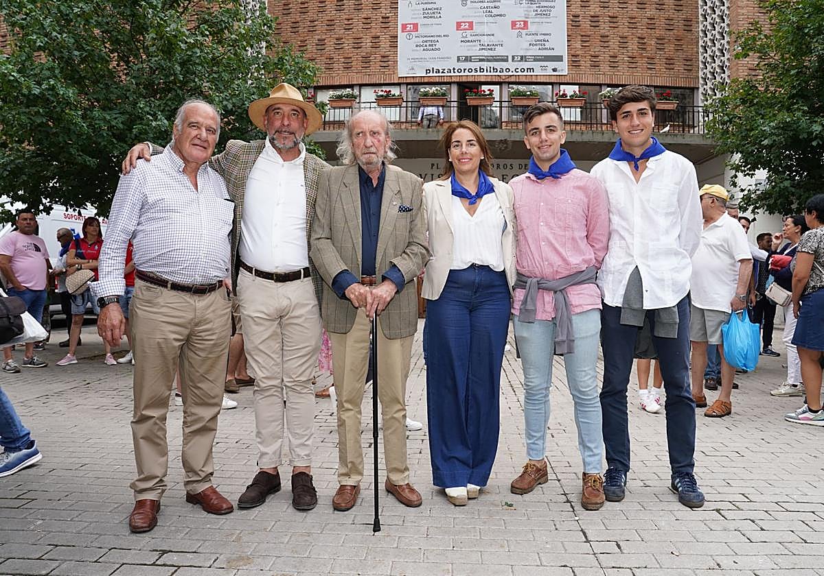 Ramiro Sánchez, Suso Betete, Tino Monje, Libertad Rodríguez, Daniel Odriozola y Manuel Filpo.