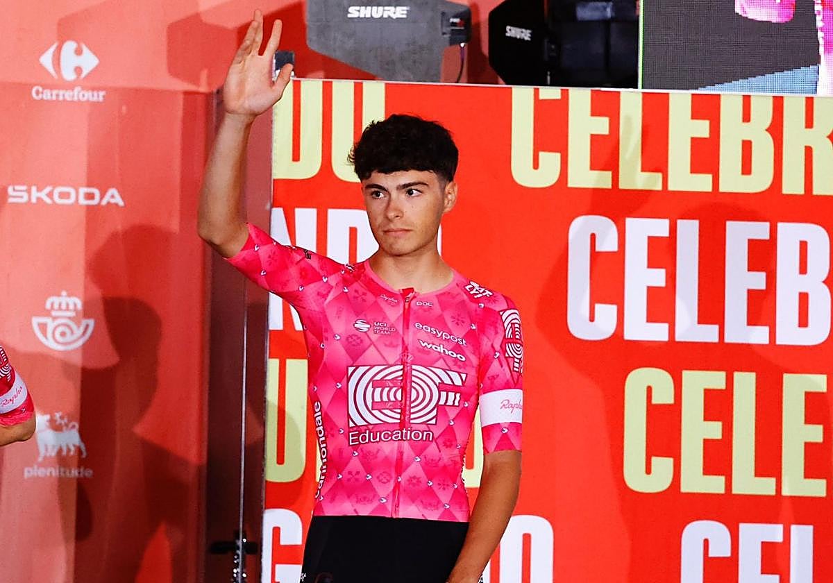 Markel Beloki, durante la presentación de equipos.