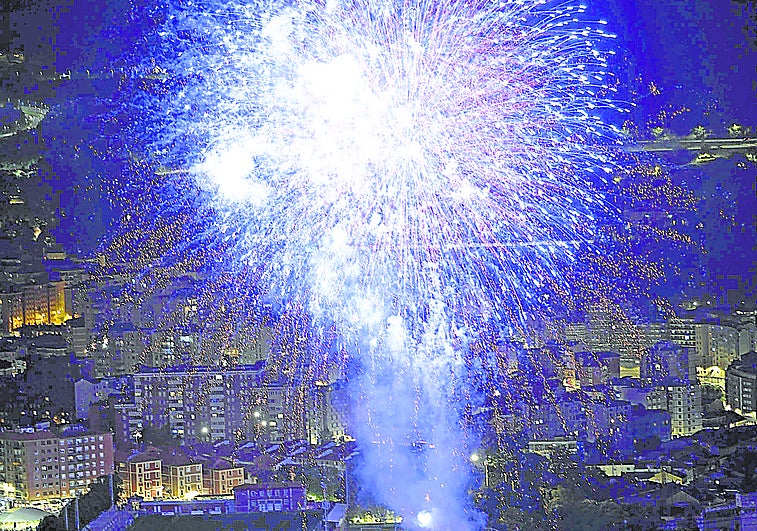 El concurso de fuegos se despide con un final accidentado y Caffero como vencedor de estas fiestas