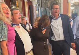 Aburto lo da todo con el 'La, la, la' de Massiel