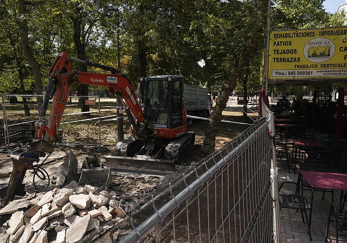 Las obras han comenzado este lunes.