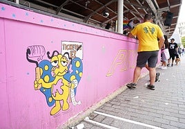 Las alusiones en contra del sistema TicketBai de factura electrónica han sido habituales en el recinto festivo del Arenal estas fiestas.