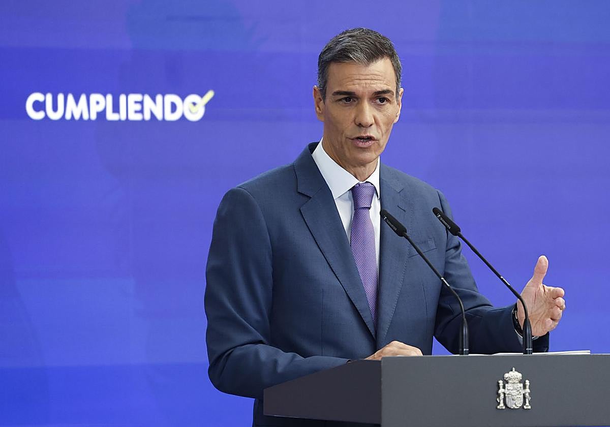 El presidente del Gobierno, Pedro Sánchez.