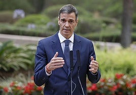 El presidente del Gobierno, Pedro Sánchez.