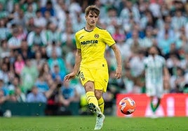 Denis Suárez, con el Villarreal en esta pretemporada.