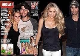 Enrique Iglesias y Anna Kournikova esperan la llegada de su cuarto hijo