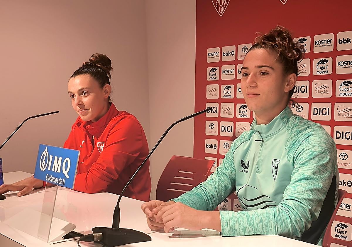 Olatz y Ane afirman que el ambiente en el equipo es muy positivo