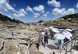 Las visitas guiadas al Valle Salado tienen un gran tirón turístico.