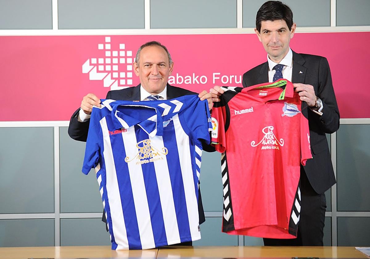 La Rioja Alavesa manchó la camiseta del Alavés en 2017.