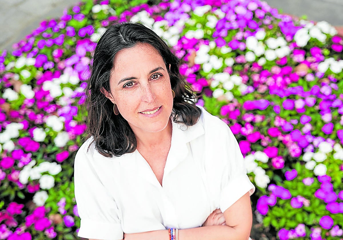 Idurre Alonso, al final de sus vacaciones en Bilbao.