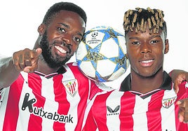 Iñaki y Nico Williams ya están preparados para la Liga de Campeones.