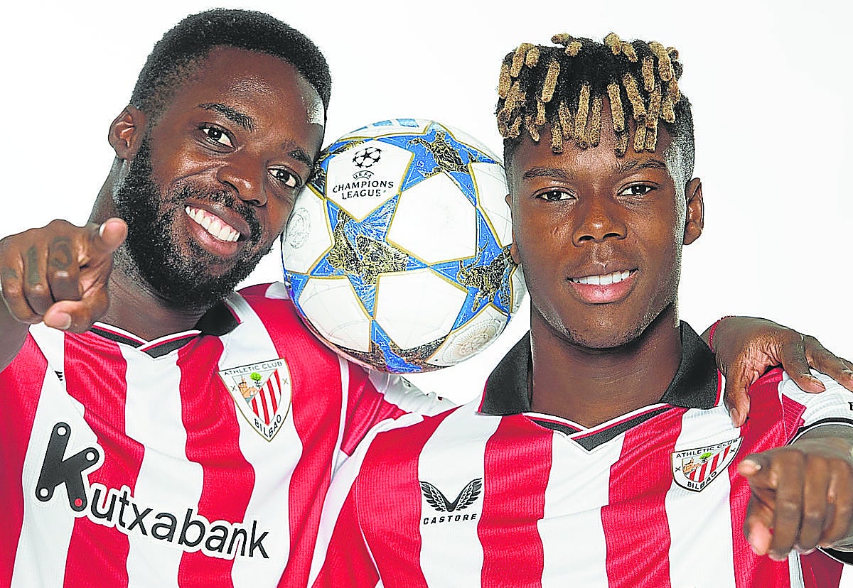 Iñaki y Nico Williams ya están preparados para la Liga de Campeones.