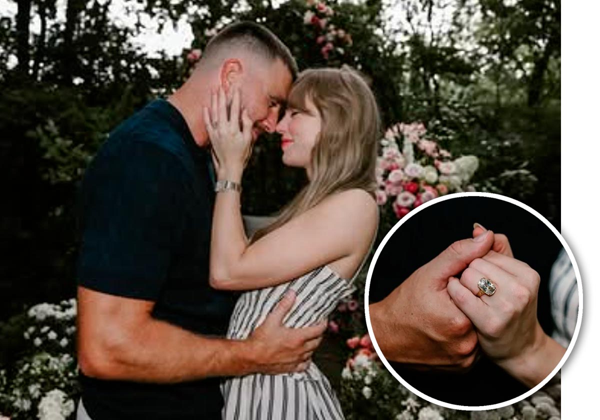 Travis Kelce y Taylor Swift anunciaron este martes en Instagram su compromiso tras dos años de relación.