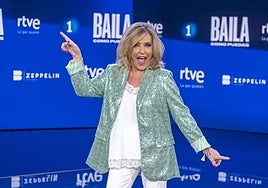 Lydia Lozano, durante su etapa en TVE.