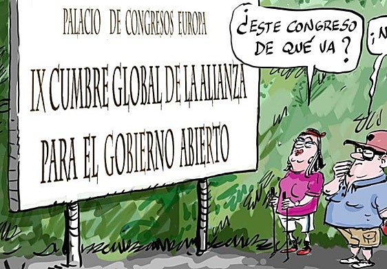 La viñeta de Cerrajería sobre la cumbre mundial en Vitoria