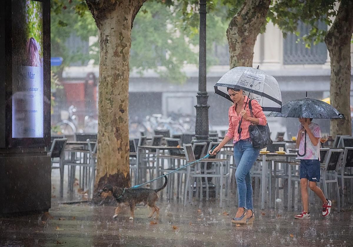 Nubes y lluvia para el arranque de septiembre en Álava