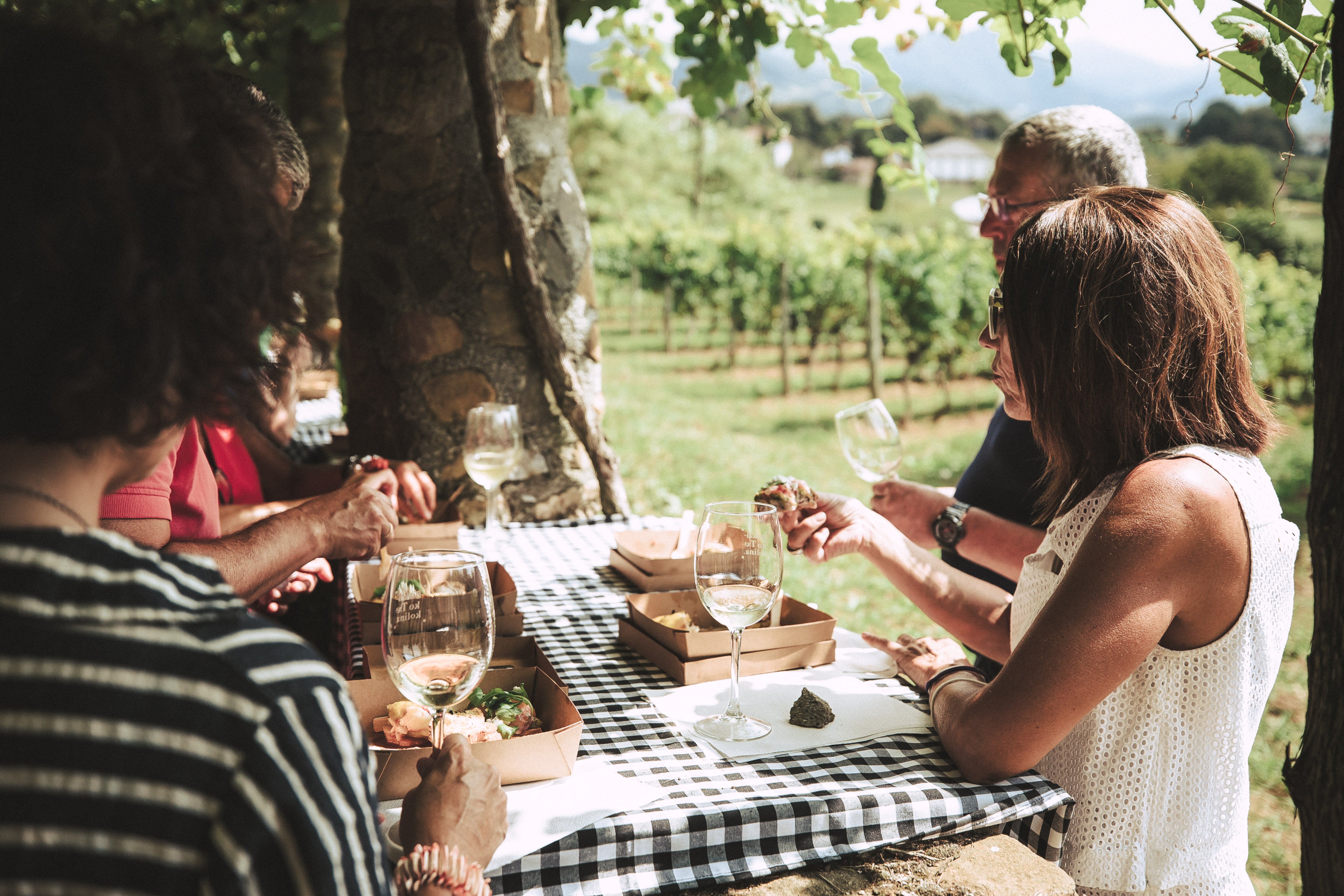 El programa del festival 'Mahasti artean' atrae todos los años a numeroso público a las diferentes bodegas de txakoli de Bizkaia.