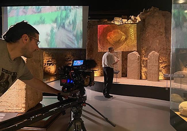 Imagen del rodaje del documental.