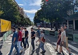 La Vuelta se deja sentir en las calles de Bilbao