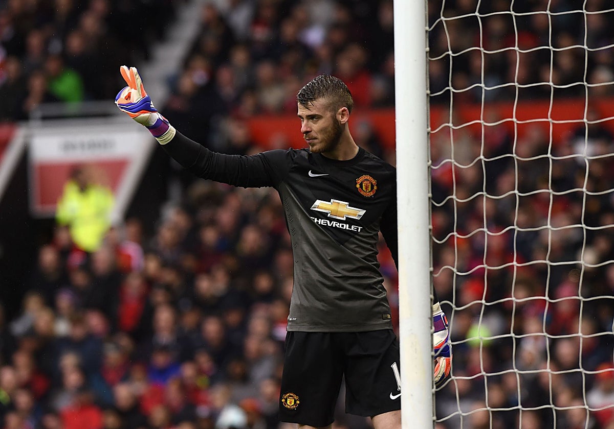 De Gea vio frustrada su marcha al Real Madrid en 2015.