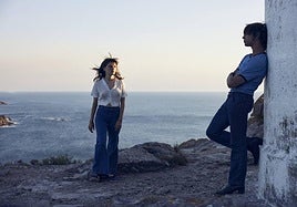 Llúcia Garcia Torras y Mitch en 'Romería', tercer largometraje de Carla Simón.