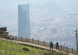 Panorámica de Bilbao desde el monte Artxanda.