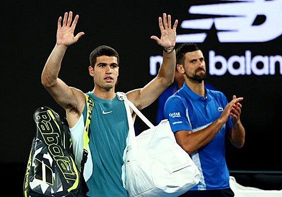 El murciano cayó ante al serbio en los cuartos de final del último Open de Australia.