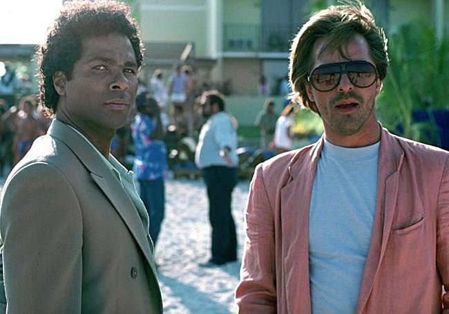 Philip Michael Thomas y Don Johnson en 'Corrupción en Miami'.