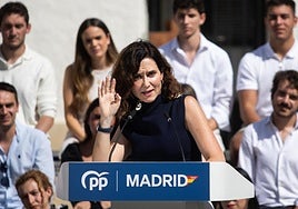 Isabel Díaz Ayuso censura que «los etarras» sean los que más «jalean» las protestas a favor de Palestina