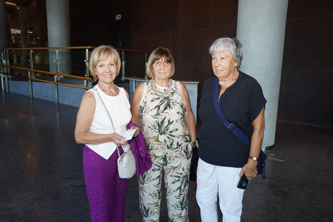 Carmen García, María Ángeles Domínguez e Inma Uliarte.
