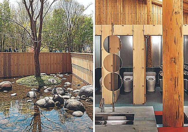 Exterior e interior de 'One Water'.