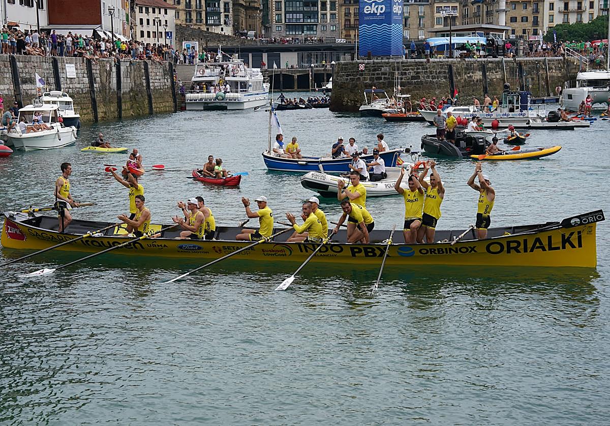 Iker Zabala, técnico de Orio, respecto a la penalización: «Se están pasando»