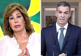 Ana Rosa se mofa de la cara de Pedro Sánchez en su regreso de las vacaciones