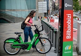 El nuevo servicio de Bilbaobizi dispara un 55% el uso de las bicis de alquiler