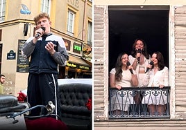 Una treintena de artistas homenajea a Queen en París con una emocionante flashmob