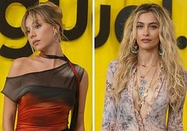 Ester Expósito y Paris Jackson se muestran en sintonía en un desfile de Desigual
